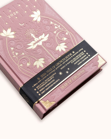 2026 Year Of Growth Book - Vintage Rose